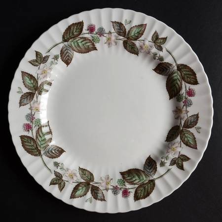 Green Briar Fluted Salad Plate
