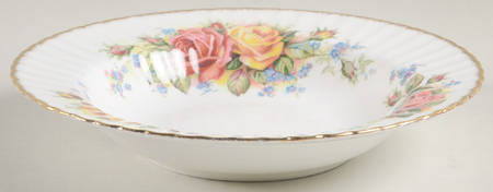 Grandma Roses Rim Soup Bowl