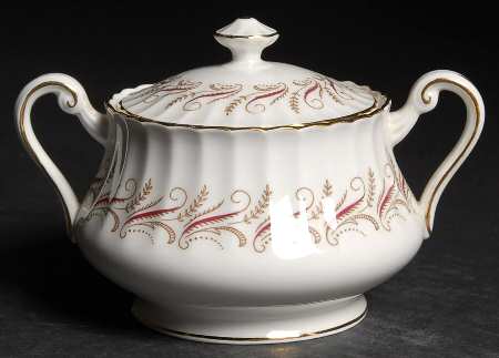 Harmony Red Sugar Bowl & Lid