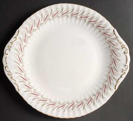 Harmony Red Handled Cake Plate