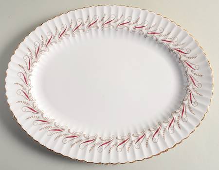 Harmony Red 13" Oval Serving Platter