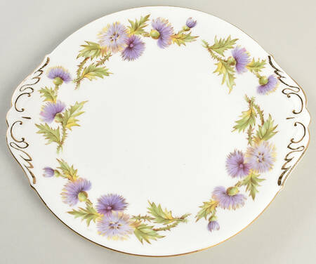Highland Queen Handled Cake Plate