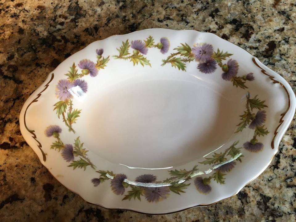 Highland Queen 9" Oval Vegetable Bowl