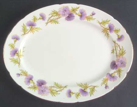 Highland Queen 13" Oval Serving Platter