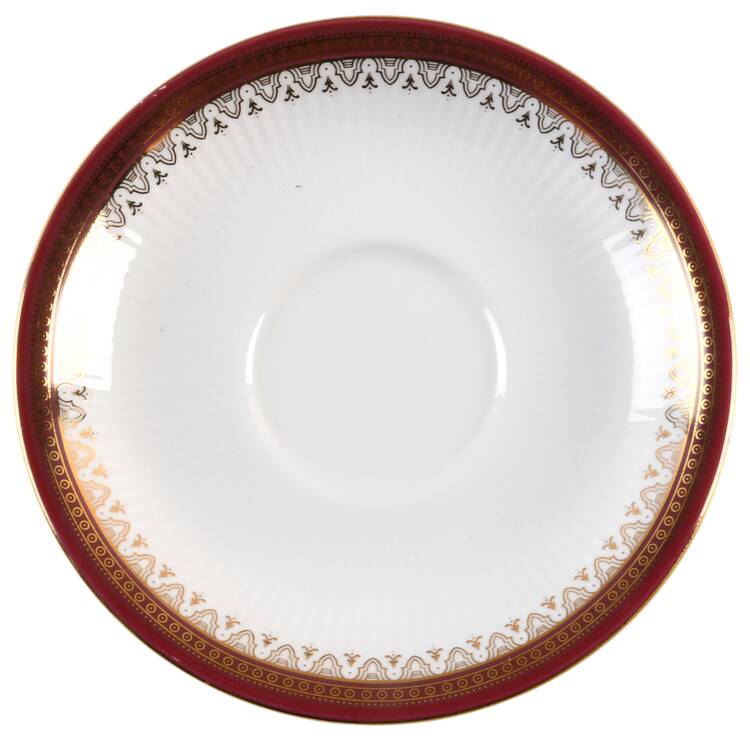 Holyrood Red (Smooth, No Flowers) Saucer