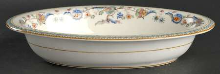 Jacobean 10" Oval Vegetable Bowl