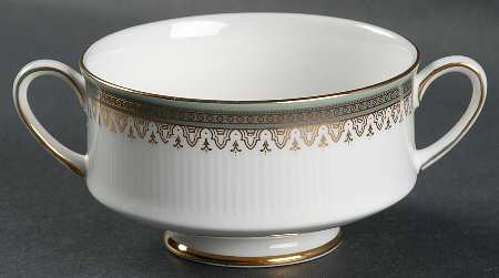 Kensington Footed Cream Soup Bowl