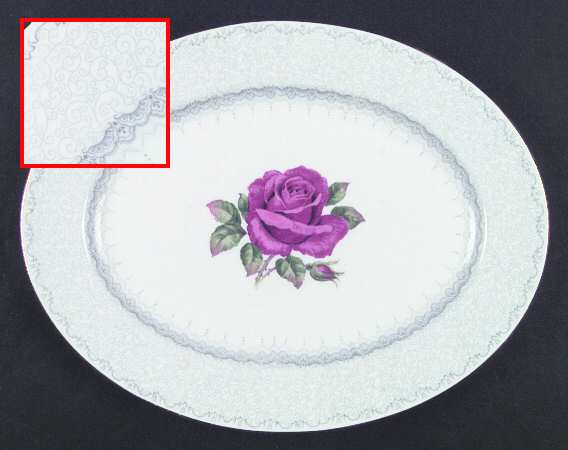 Madeira Lace 13" Oval Serving Platter