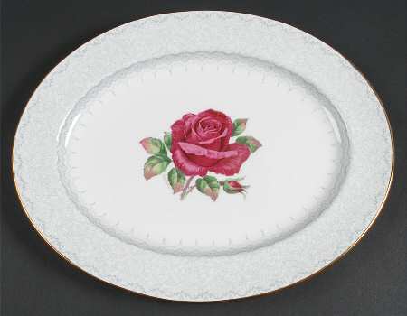 Madeira Lace 12" Oval Serving Platter