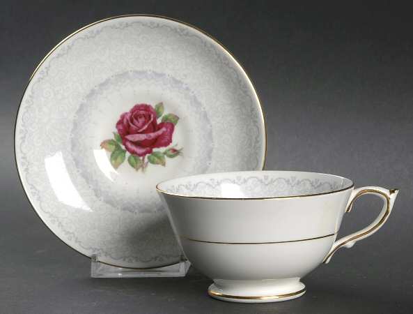Madeira Lace Footed Cup & Saucer Set