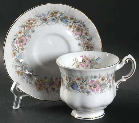 Meadowvale Footed Cup & Saucer Set