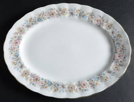 Meadowvale 13" Oval Serving Platter