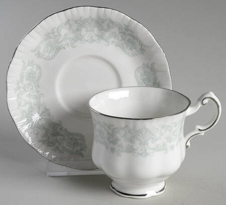 Melanie Footed Demitasse Cup & Saucer Set