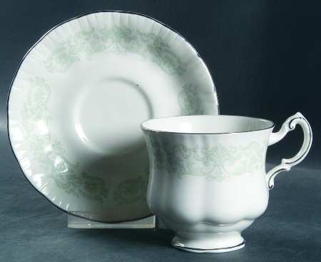 Melanie Footed Cup & Saucer Set