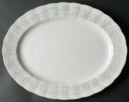Melanie 15" Oval Serving Platter