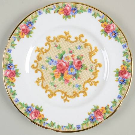 Minuet (White Background) Bread & Butter Plate
