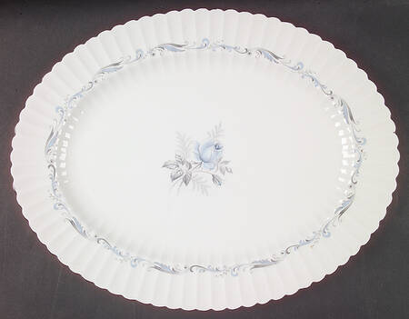 Morning Rose 15" Oval Serving Platter