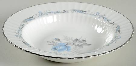Morning Rose Rim Soup Bowl