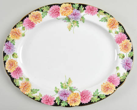 Mums 12" Oval Serving Platter