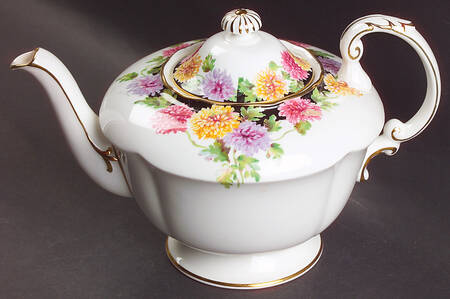 Mums Teapot & Lid