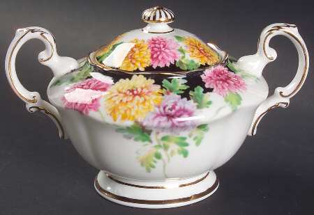 Mums Sugar Bowl & Lid