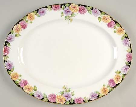 Mums 15" Oval Serving Platter