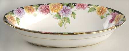 Mums 10" Oval Vegetable Bowl