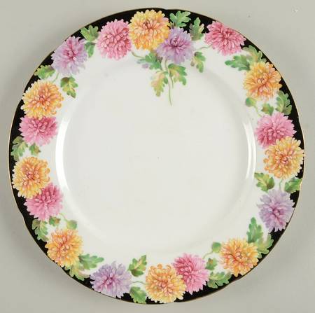 Mums Luncheon Plate