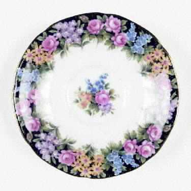 Old English Garden Saucer for Footed Cup