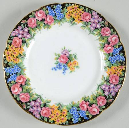Old English Garden Bread & Butter Plate