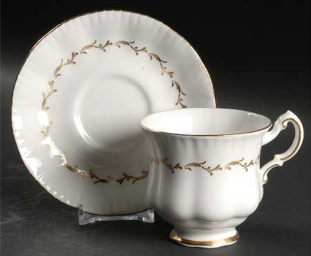 Orleans Footed Cup & Saucer Set