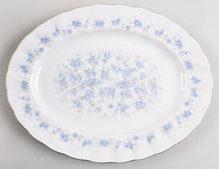 Petit Fleurs 13" Oval Serving Platter