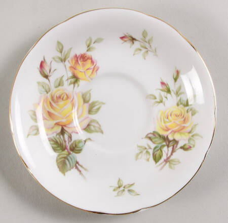 Peace Rose Saucer for Demitasse Cup