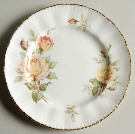 Peace Rose Bread & Butter Plate
