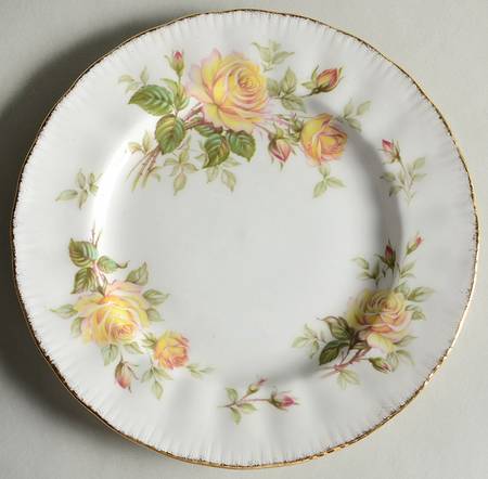 Peace Rose Salad Plate