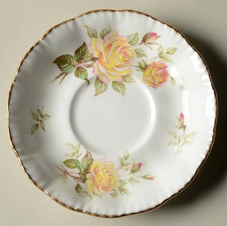 Peace Rose Saucer for Cream Soup Bowl
