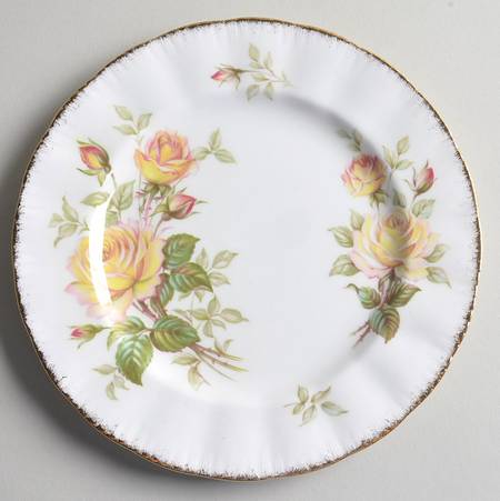 Peace Rose Dessert/Pie Plate