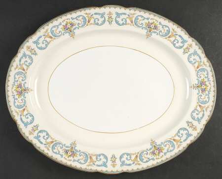 Queen Anne 16" Oval Serving Platter