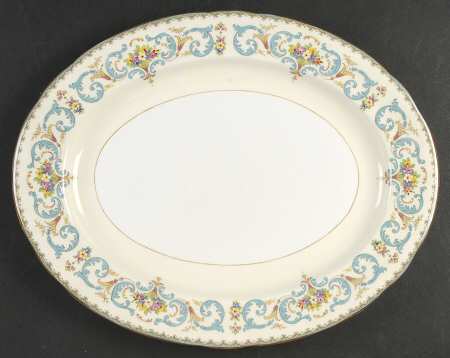 Queen Anne 14" Oval Serving Platter