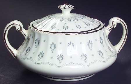 Regency Print Sugar Bowl & Lid