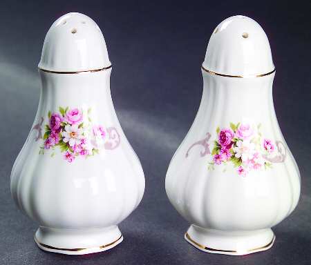 Rose Bouquet Pink Salt & Pepper Set