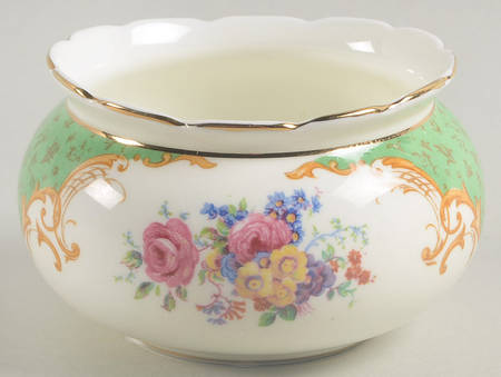 Rockingham Green Open Sugar Bowl