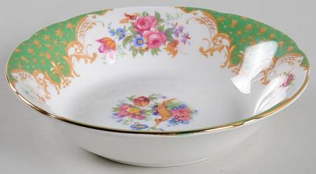 Rockingham Green Fruit/Dessert (Sauce) Bowl