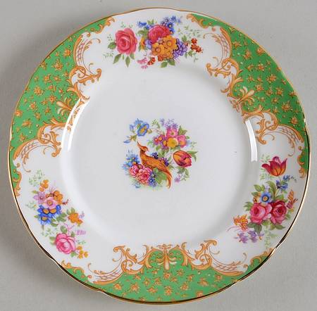 Rockingham Green Bread & Butter Plate