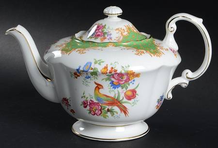 Rockingham Green Teapot & Lid