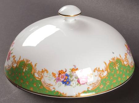 Rockingham Green Lid for Muffin Dish