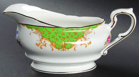 Rockingham Green Gravy Boat