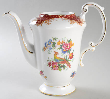 Rockingham Red Coffee Pot No Lid