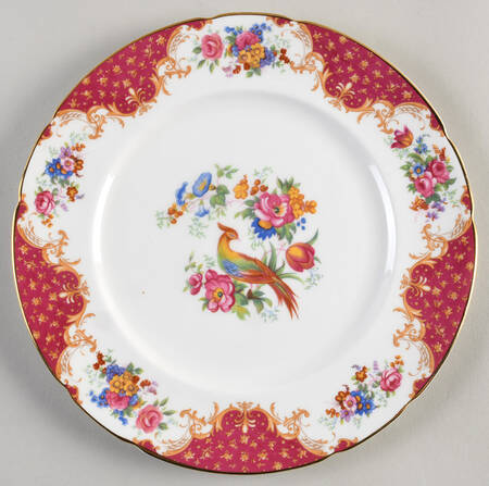 Rockingham Red Luncheon Plate
