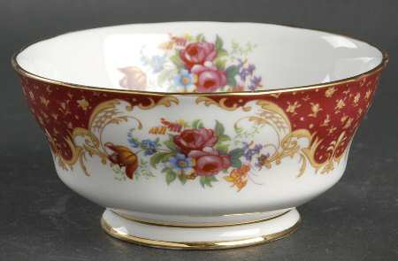 Rockingham Red Open Sugar Bowl